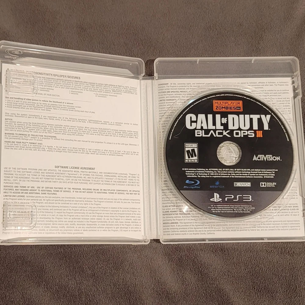 PS3 - Call of Duty: Black Ops III
